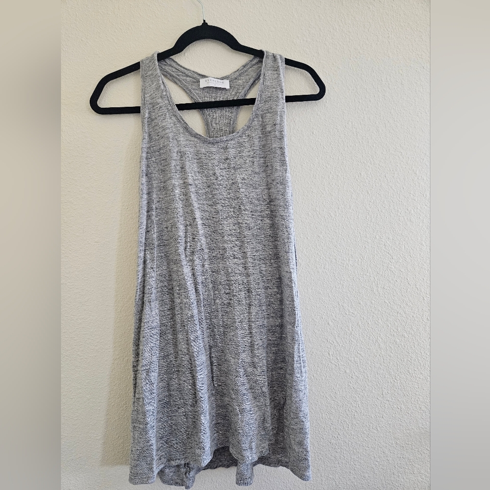 Everlane Linen Gray Tank Dress